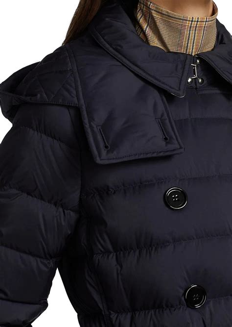 burberry arniston belted short puffer coat|Belted Puffer Coat in Black .